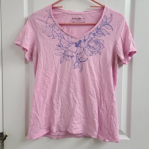 Eddie Bauer Floral outdoor Shirt - Picture 1 of 3